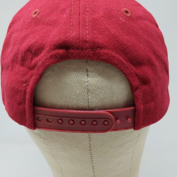 Captivating Headwear Men's Snapback Hat Red OSFA Embroidered IU Hoosiers Logo - Picture 9 of 13